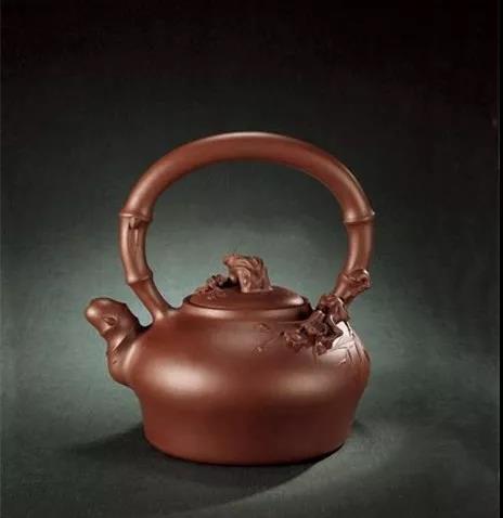 10種最美花器提梁壺，精美別致雕花紫砂壺!