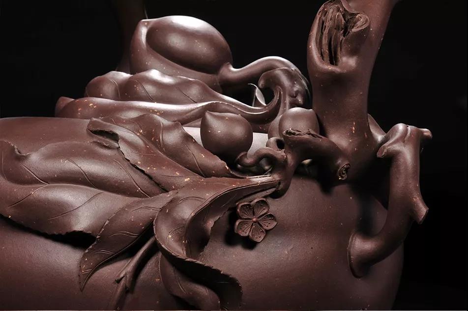 10種最美花器提梁壺，精美別致雕花紫砂壺!