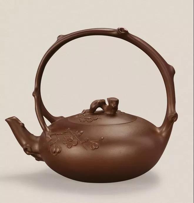 10種最美花器提梁壺，精美別致雕花紫砂壺!