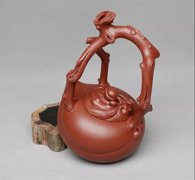 10種最美花器提梁壺，精美別致雕花紫砂壺!