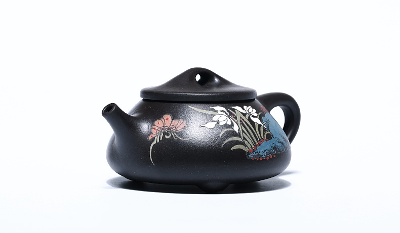 石瓢手工紫砂壺，精致典雅紫砂壺