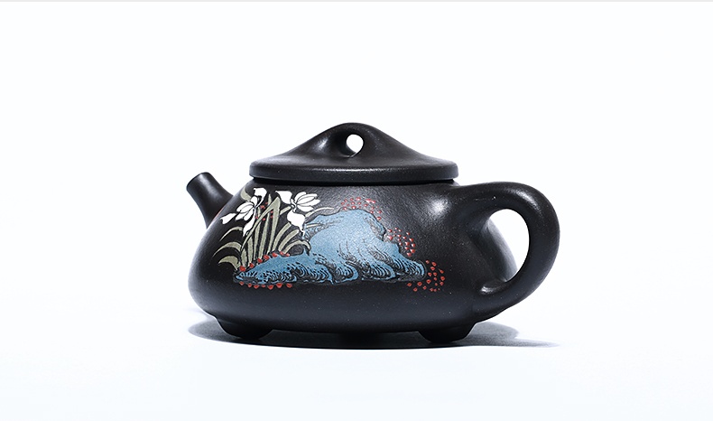 石瓢手工紫砂壺，精致典雅紫砂壺