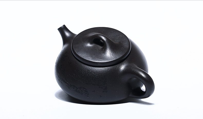 石瓢手工紫砂壺，精致典雅紫砂壺