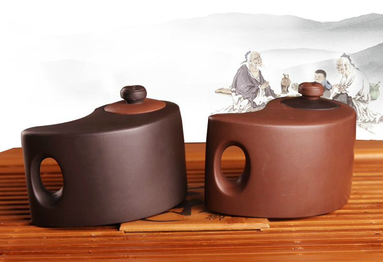 太極陰陽(yáng)紫砂壺，創(chuàng)意格紫砂壺